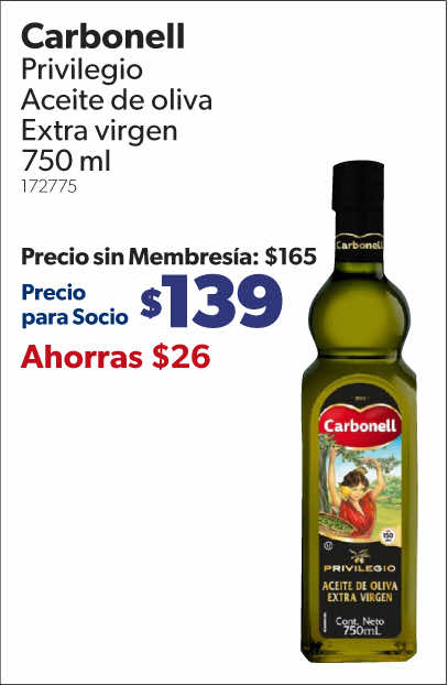 Aceite de oliva extra virgen 750 ml