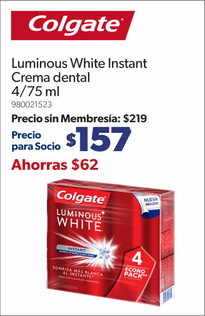 Crema dental Luminous White