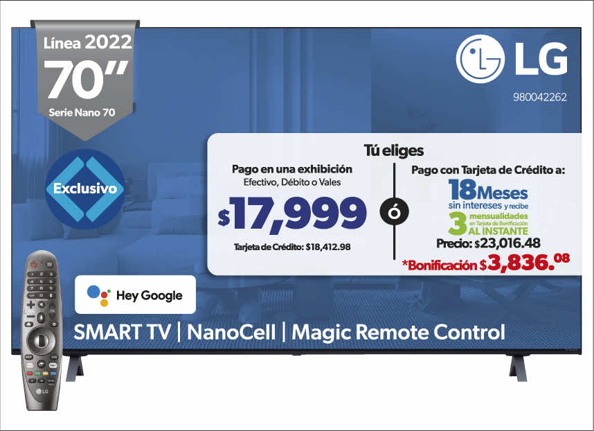 Pantalla 70 pulgadas NanoCell