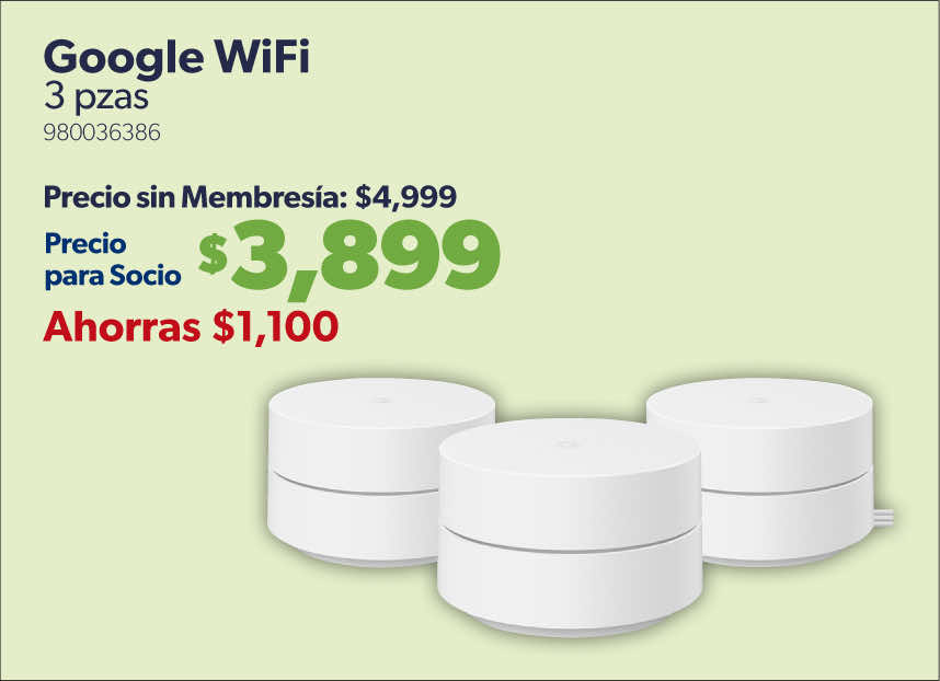 Set de Puntos de Acceso WiFi con 3 pzas 