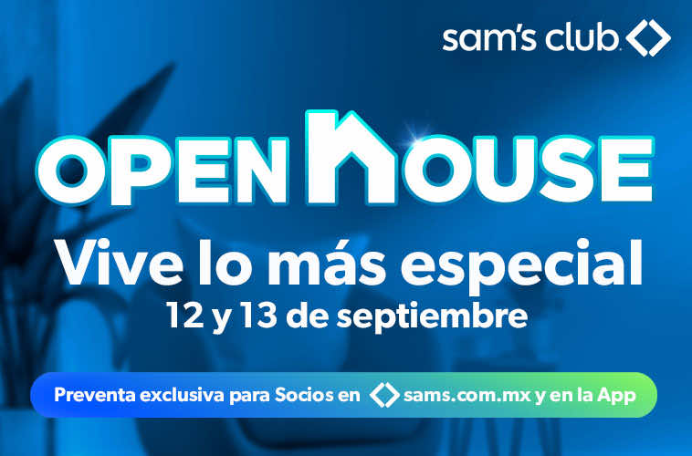Flyer Preventa Open House Sepriembre 2022 - Cuponera Revista Socio Sams