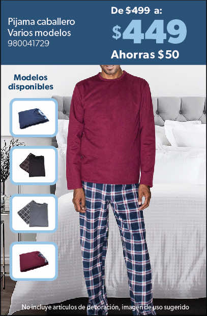 Pijama caballero Varios modelos