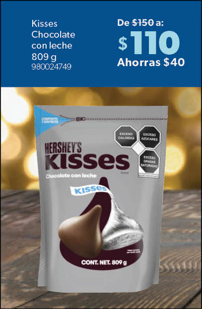 Kisses Chocolate con leche