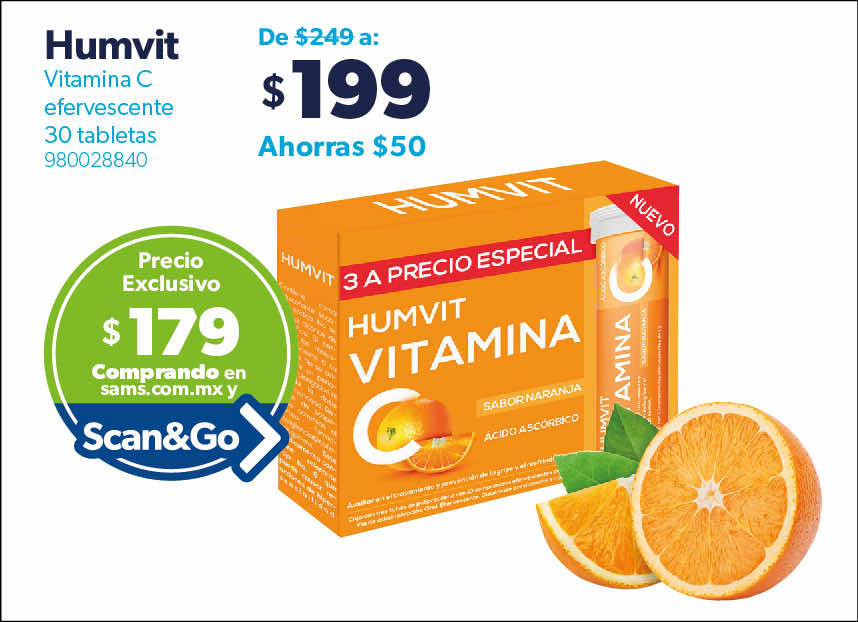 Vitamina C efervescente