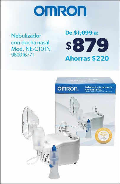 Nebulizador con ducha nasal Mod. NE-C101N