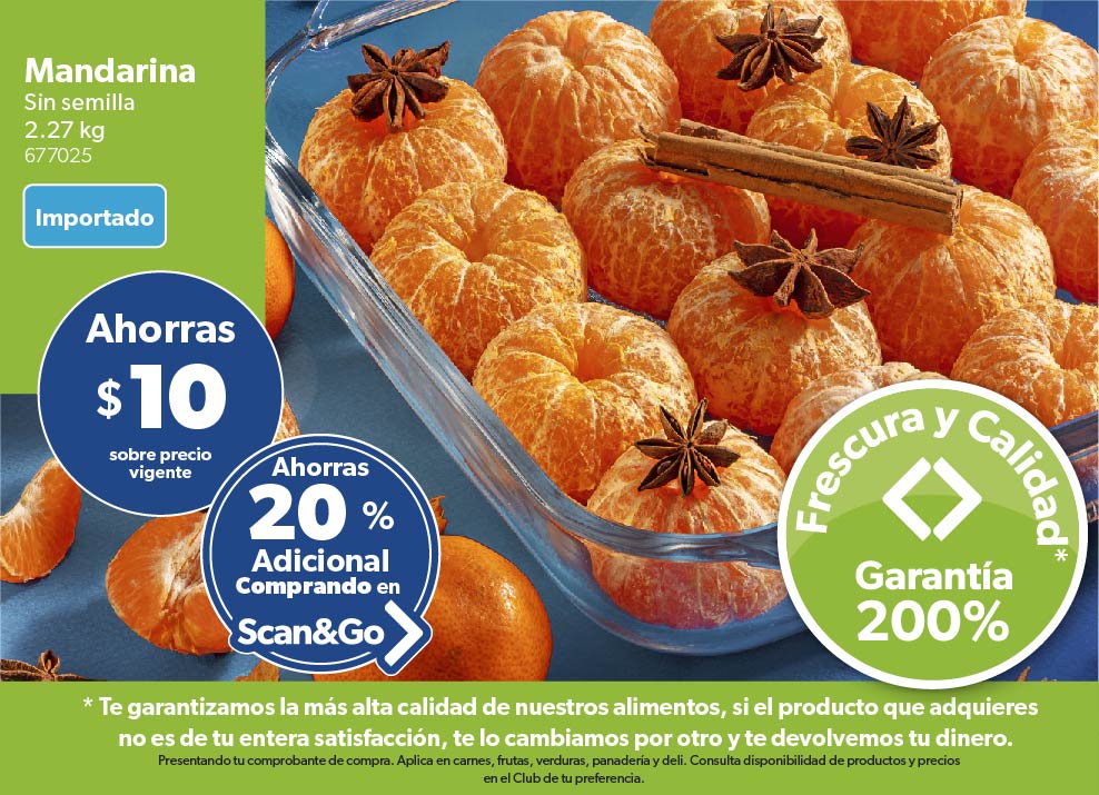 Mandarina Sin semilla 2.27 kg
