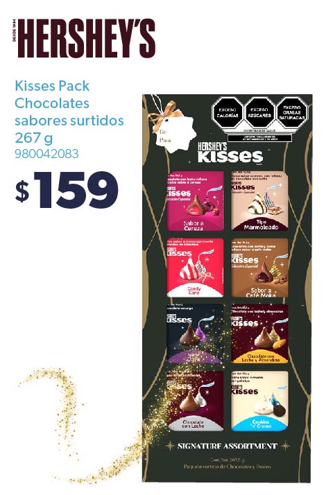 Kisses Pack Chocolates sabores surtidos