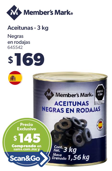 Aceitunas - 3 kg Negras en rodajas