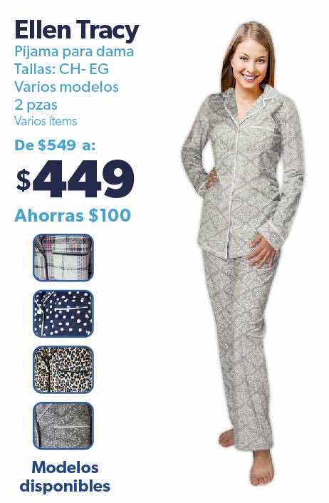 Pijama para dama Tallas: CH- EG