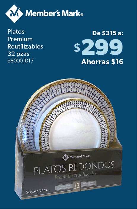 Platos Premium Reutilizables