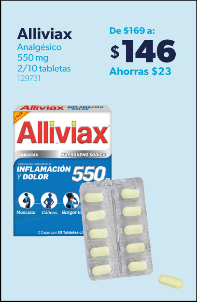 Antiinflamatorio 20 tabletas