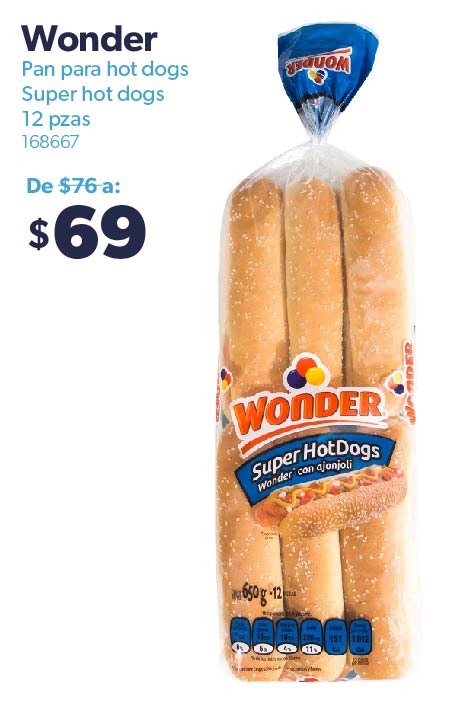 Pan para super hot dog
