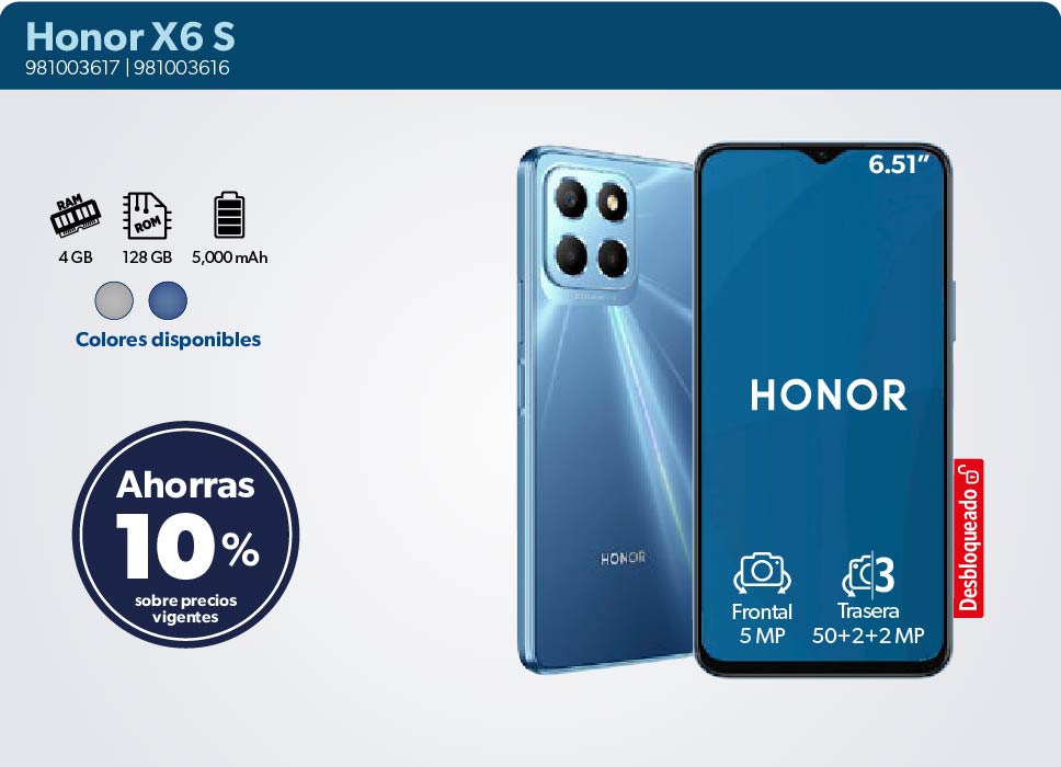 Smartphone Honor X6 S