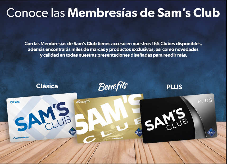 Conoce las Membresias de Sams Club