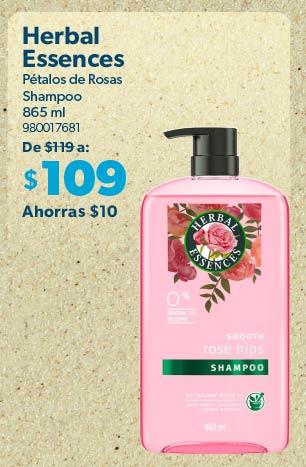 Shampoo Petalos de rosas
