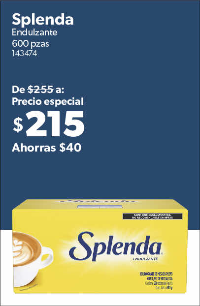 Endulzante 600 sobres