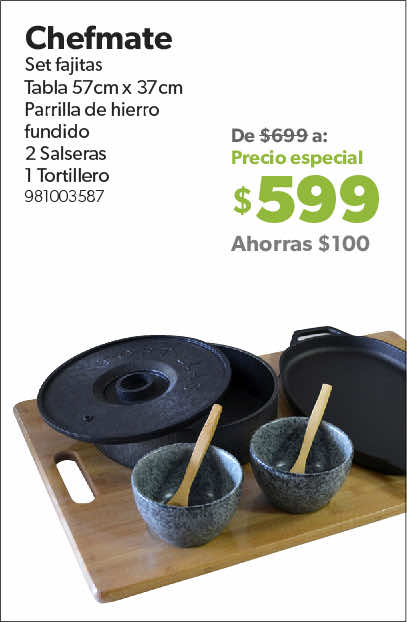 Juego para fajitas