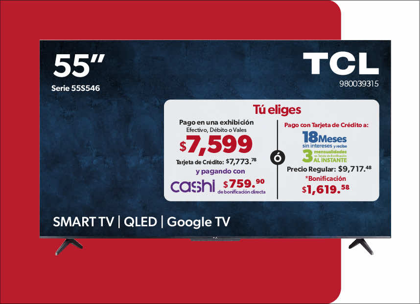 Pantalla QLED 55 pulgadas