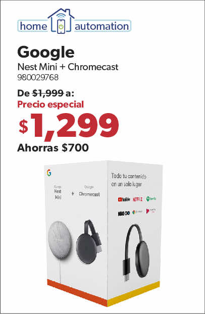 Nest mini mas Chromecast