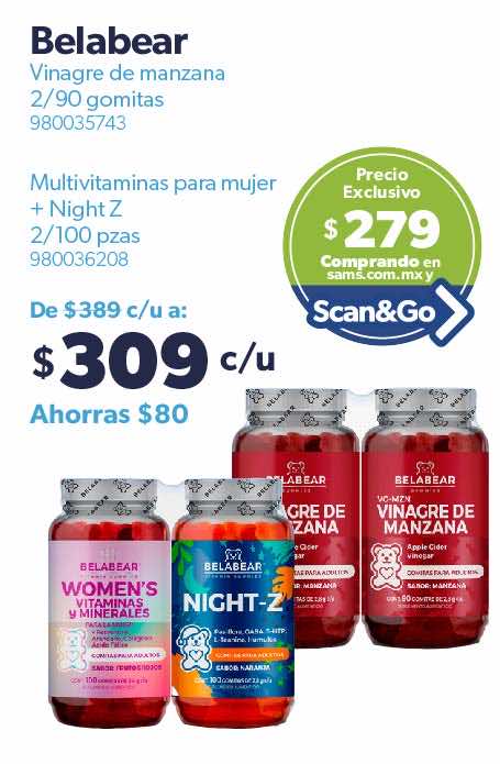 Vinagre de manzana y multivitaminas