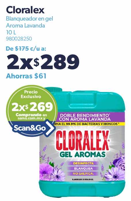 Blanqueador en gel lavanda