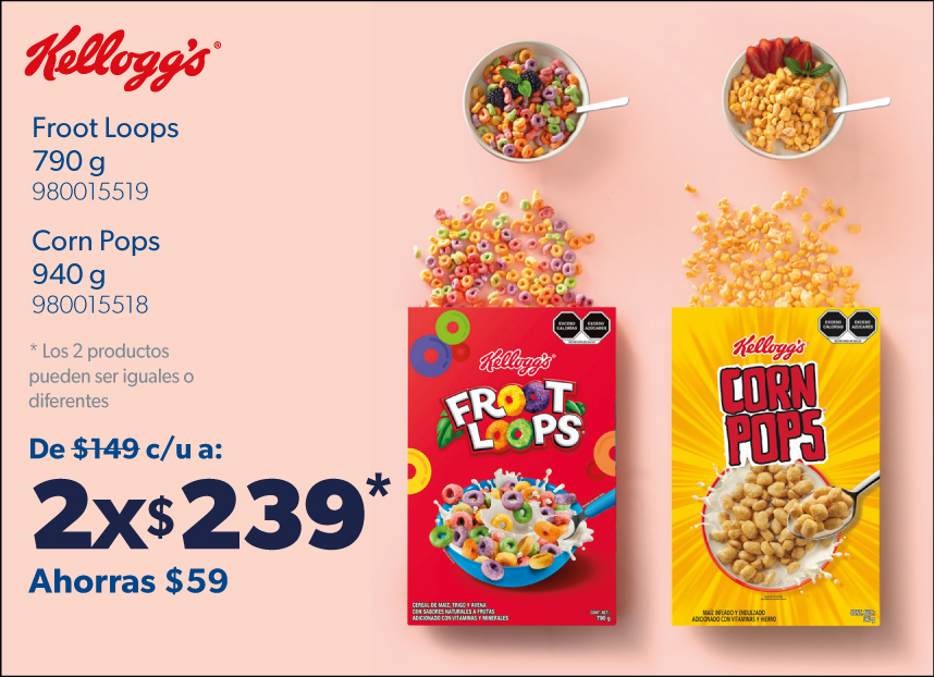 Froot Loops y Corn Pops