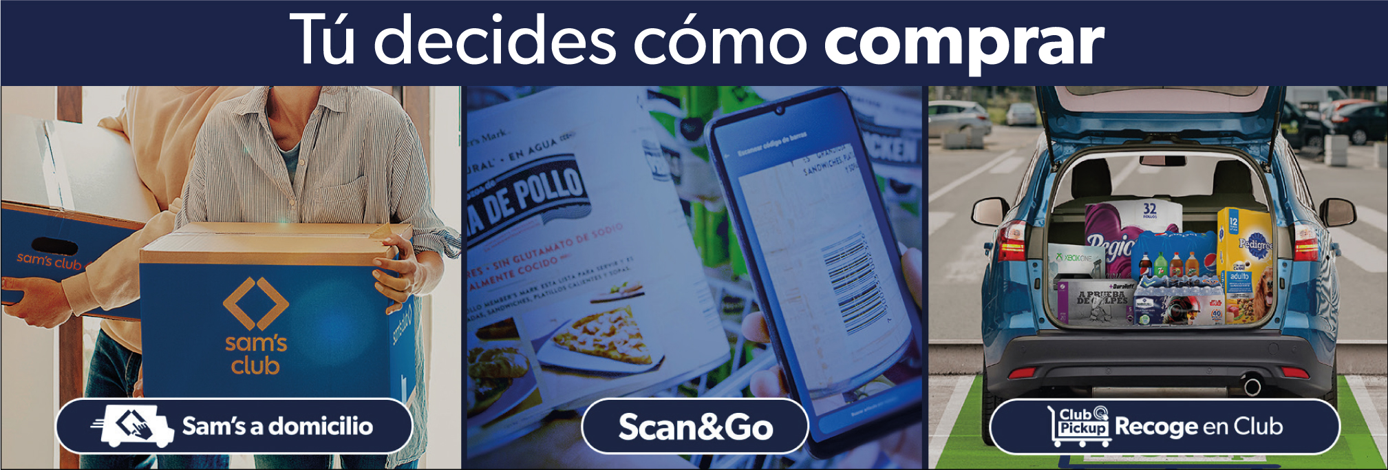 Tu decides como comprar