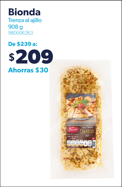 Trenza de queso al ajillo