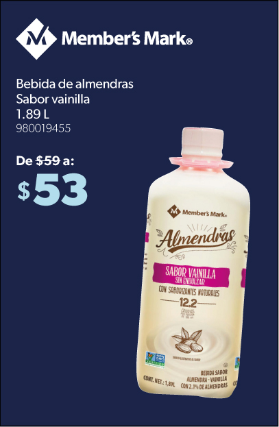 Bebida sabor almendra