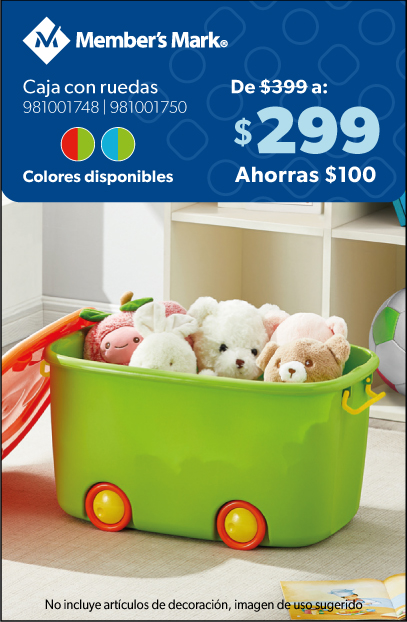 Caja con ruedas