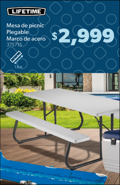 Mesa de picnic plegable