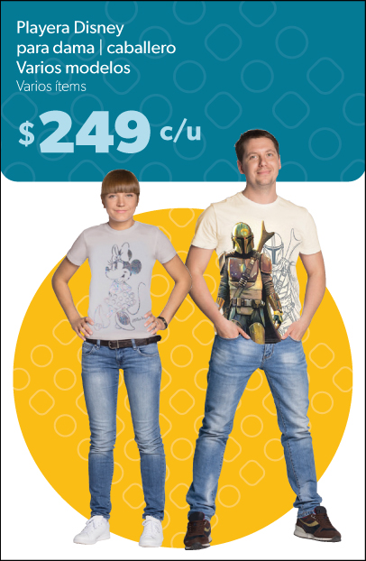 Playera para dama y caballero