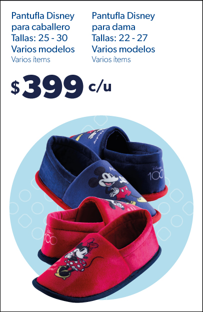 Pantuflas para dama y caballero