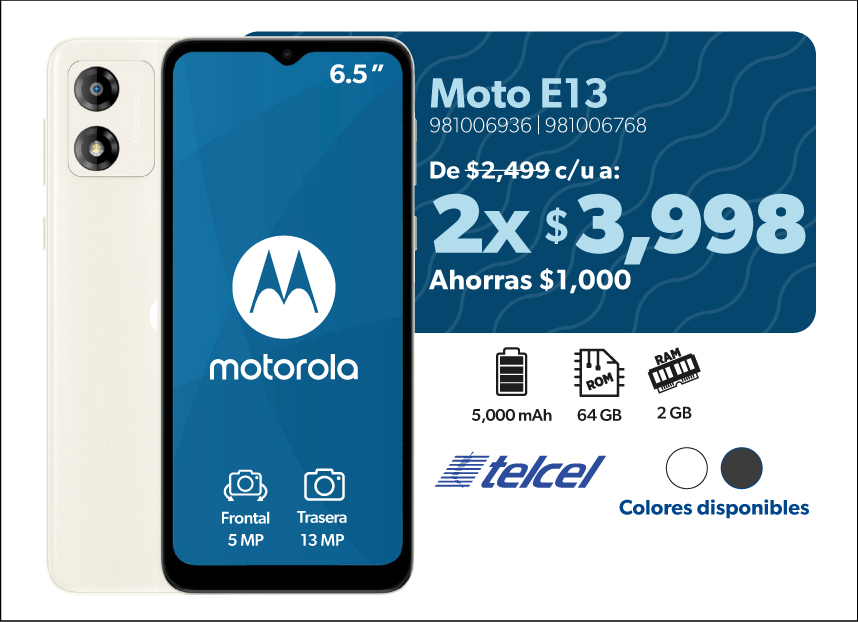 Smartphone Moto E13