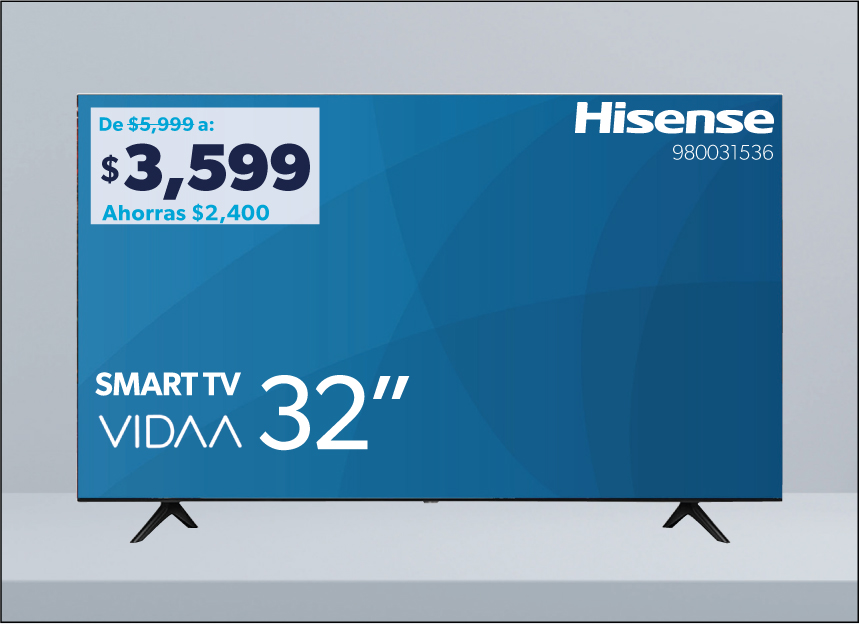 Smart TV Vidaa 32 pulgadas