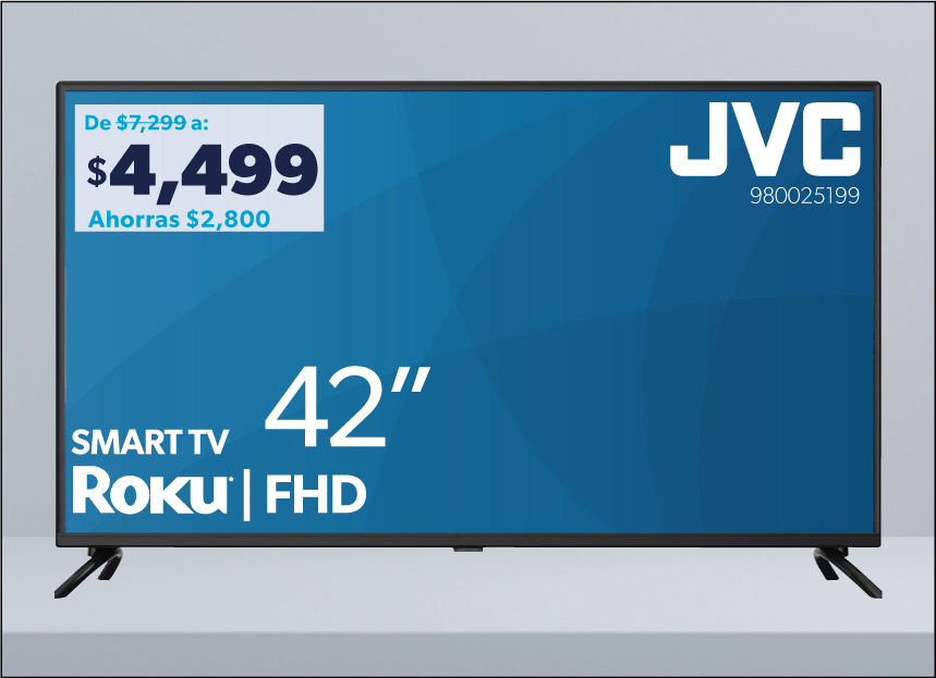 Smart TV Roku 42 pulgadas