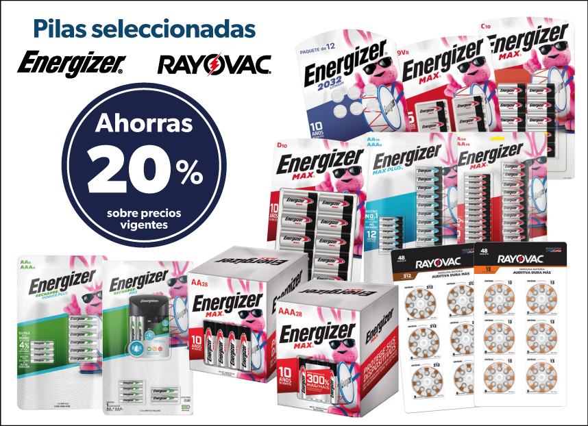 Pilas seleccionadas