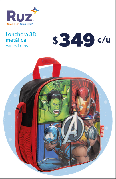 Loncheras 3D metalicas