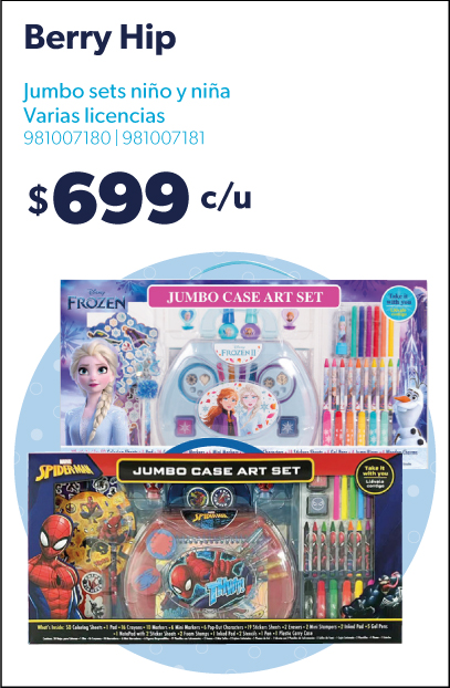 Jumbo sets nino y nina