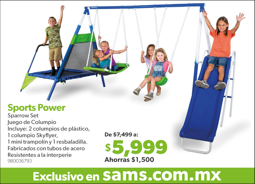 Juego de columpio 