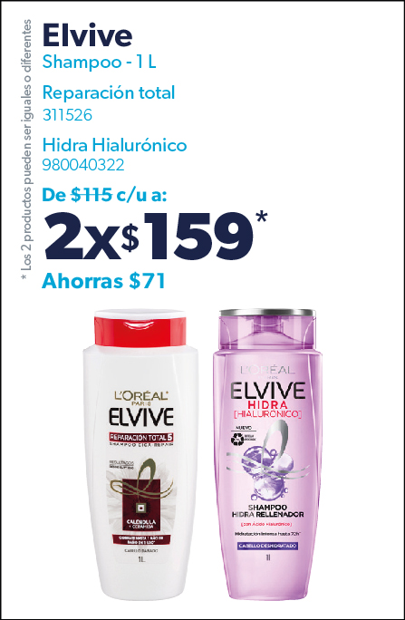 Shampoo Elvive