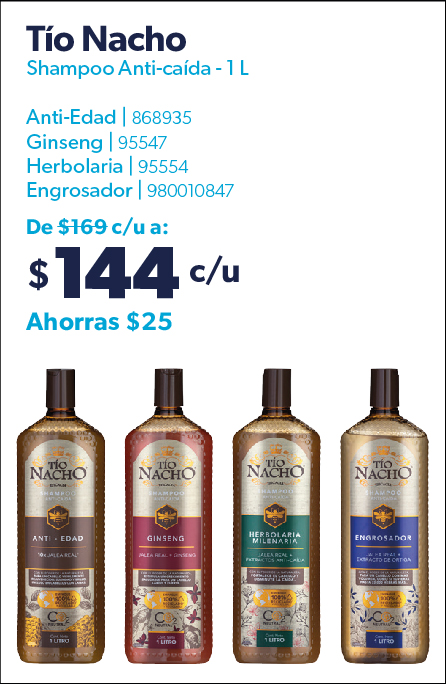 Shampoo anti caida