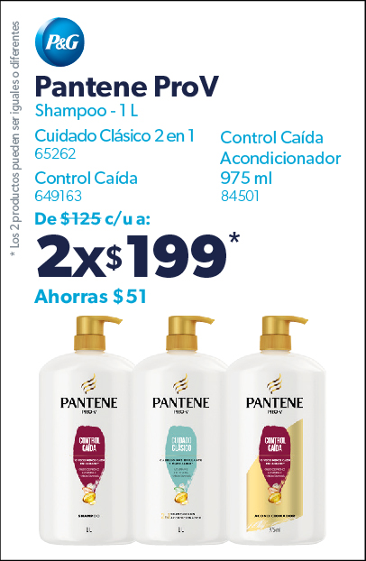 Shampoo control caida