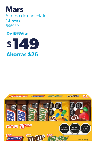 Surtido de chocolates