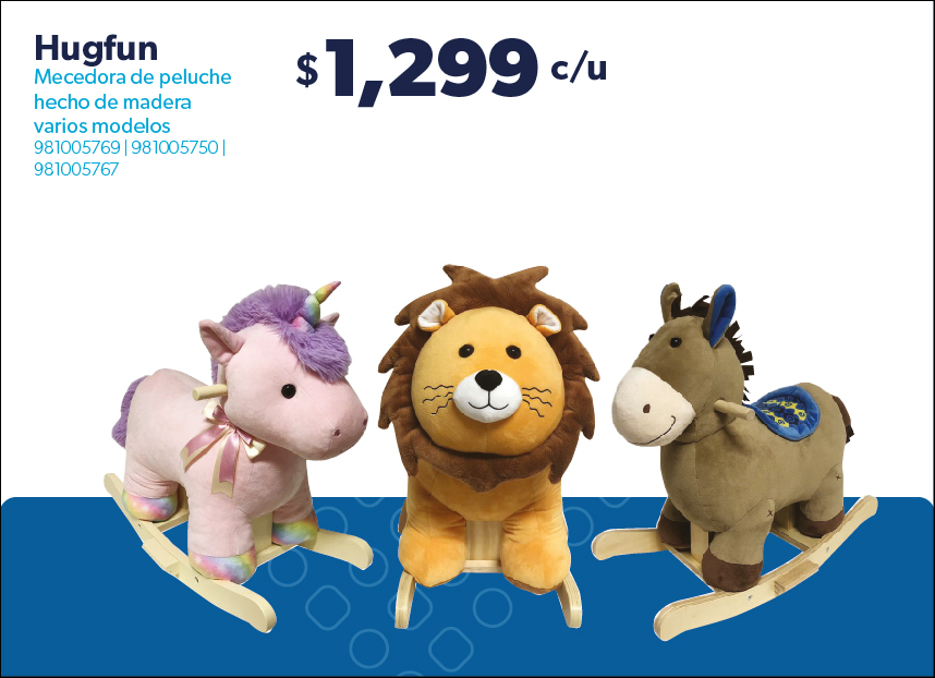 Mecedora de peluche