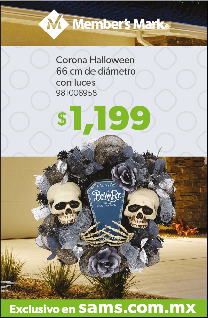 Corona de Halloween