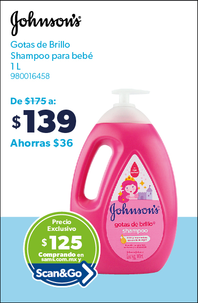 Shampoo gotas de brillo