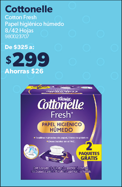 Papel higienico humedo