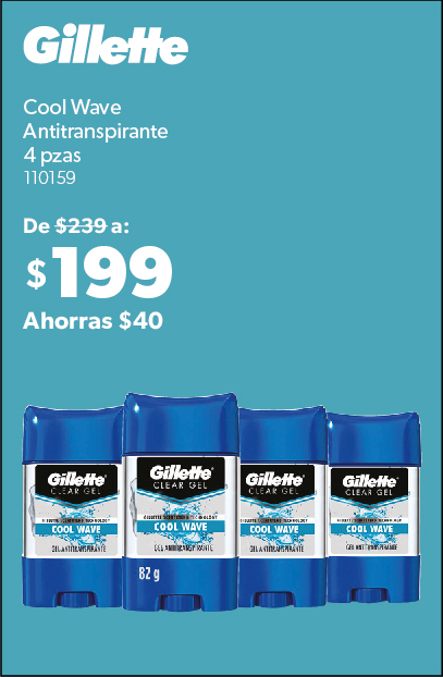 Antitranspirante en gel