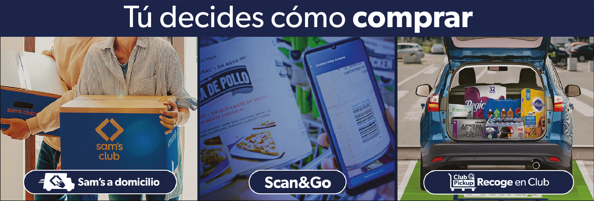 Tu decides como comprar